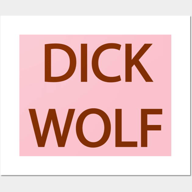 D*CK WOLF Wall Art by Water Boy